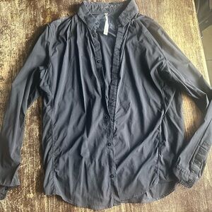 lululemon athletica Black Button-Down Shirt